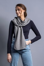 Tatonka Strickschal Lakho Scarf pebble grau 25x200cm - 1 Stück