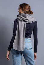 Tatonka Strickschal Lakho Scarf pebble grau 25x200cm - 1 Stück