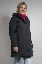 Tatonka Wintermantel Stir Hooded Coat (wasser- und winddicht, atmungsaktiv) schwarz Damen