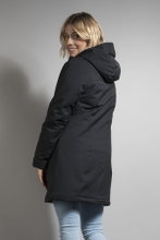 Tatonka Wintermantel Stir Hooded Coat (wasser- und winddicht, atmungsaktiv) schwarz Damen