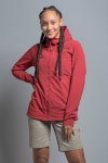 Tatonka Softshelljacke Cesi Hooded (winddicht, atmungsaktiv) rot Damen