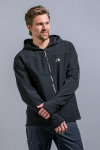 Tatonka Softshelljacke Cesi Hooded (winddicht, atmungsaktiv) schwarz Herren