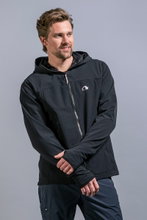 Tatonka Softshell Jacket Cesi Hooded (windproof, breathable) black Men