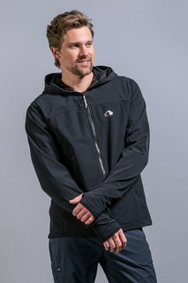 Tatonka Softshell Jacket Cesi Hooded (wiatrproof, oddychająca) czarna męska