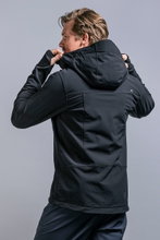 Tatonka Softshell Jacket Cesi Hooded (windproof, breathable) black Men