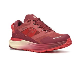 Tecnica Hiking Shoes Agate S GTX (waterproof, Speed-Hiking) - Synthetic - red Women