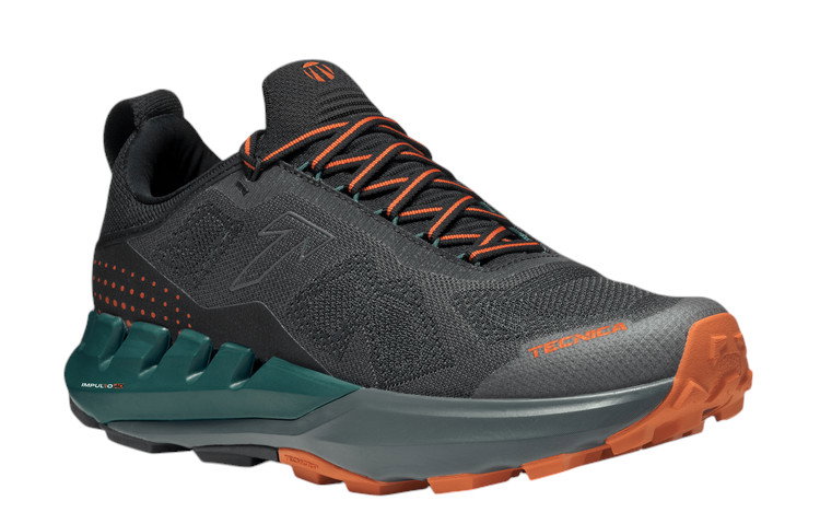 Buty biegowe Tecnica Trail-Laufschuhe Pyrox Xplore MS (na długie dystanse) 2025 czarne/pomarańczowe męskie