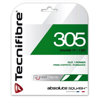 Tecnifibre Squashsaite 305 fluogrün 9,5m Set