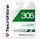 Tecnifibre Squashsaite 305 fluogrün 9,5m Set