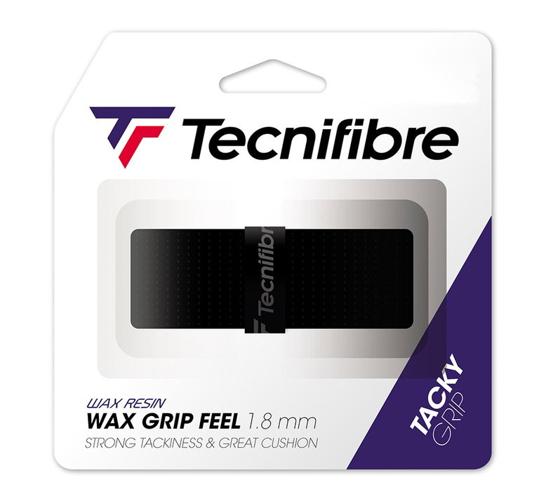 Tecnifibre Basisband Wax Feel Grip 1.8mm schwarz - 1 Stück