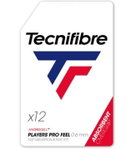 Tecnifibre Overgrip Players Pro Feel 0.6mm (Schweissabsorption) weiss - 12er Zip Beutel