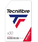 Tecnifibre Overgrip Players Pro Feel 0.6mm (Schweissabsorption) weiss - 30er Clip-Beutel