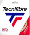Tecnifibre Tennissaite Triax (Spielgefühl+Armschonung) natur 12m Set