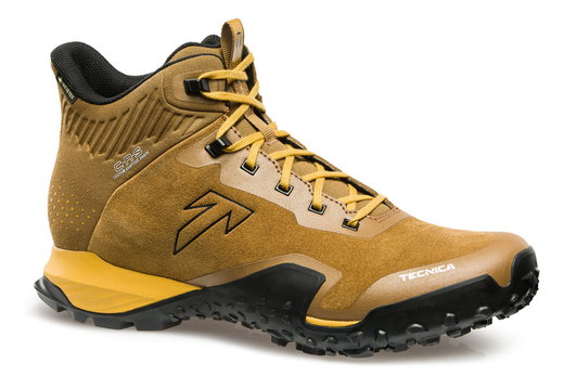 Tecnica Wanderschuhe Magma Mid GTX (Trekking, Veloursleder, wasserdicht) gelb Herren