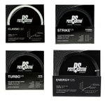Polystar Tennissaite TESTPAKET aus Classic/Strike/Turbo/Energy weiss/schwarz 4x12m Set