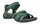Teva Sandale Tirra Klett Outdoor (schmal) Silver smaragdgrün/pine Damen