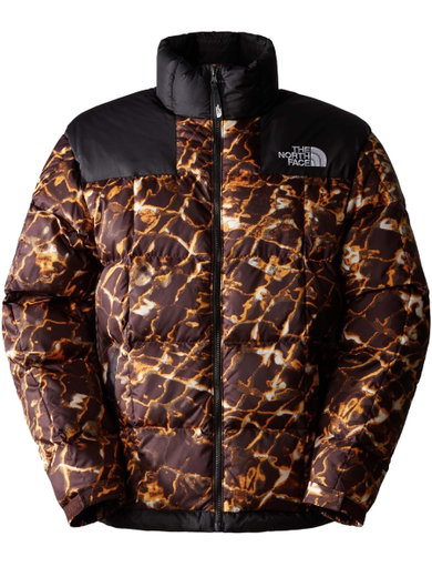 The North Face Winter Down Jacket Lhotse (waterproof, warming thanks to down filling) brown/multicoloured men's