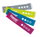 Tiguar Fitnessband Mini Band (gelb/grau/blau/violett) 4er Set