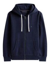 Tommy Hilfiger Kapuzenpullover Full Zip Fleece-Hoodie (Baumwollmix) navyblau Herren