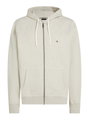 Tommy Hilfiger Kapuzenpullover Full Zip Fleece-Hoodie (Baumwollmix) oat milchweiss Herren