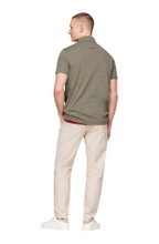 Tommy Hilfiger Freizeit-Polo 1985 Regular Fit Pique (Baumwolle) olivegrün Herren