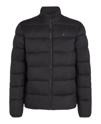 Tommy Hilfiger Winter-Steppjacke Stand Collar Mid Weight - schwarz Herren