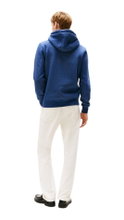 Tommy Hilfiger Kapuzenpullover Flex-Fleece Logo Hoodie (Baumwollmix) dunkelblau Herren