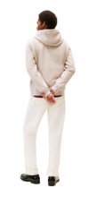 Tommy Hilfiger Kapuzenpullover Flex-Fleece Logo Hoodie (Baumwollmix) beige/pebble Herren
