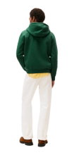 Tommy Hilfiger Kapuzenpullover Flex-Fleece Logo Hoodie (Baumwollmix) grün Herren