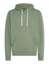 Tommy Hilfiger Kapuzenpullover Essential Seasonal Fleece-Hoodie (Baumwollmix) grün Herren