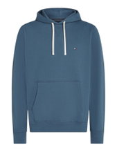 Tommy Hilfiger Kapuzenpullover Essential Seasonal Fleece-Hoodie (Baumwollmix) seablau Herren