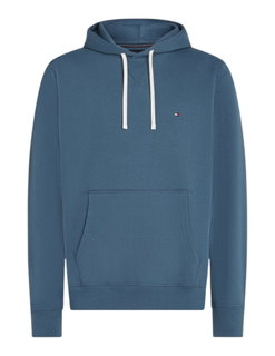 Tommy Hilfiger Kapuzenpullover Essential Seasonal Fleece-Hoodie (Baumwollmix) seablau Herren