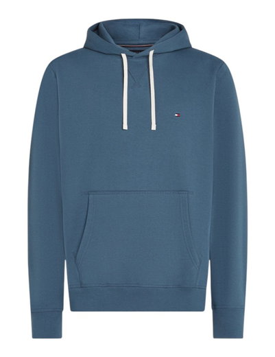 Tommy Hilfiger Essential Seasonal Fleece Hoodie (Cotton Blend) Sea Blue Men's