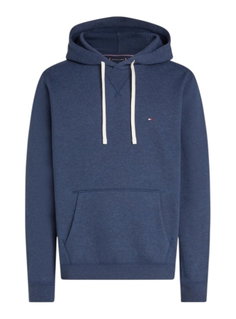 Tommy Hilfiger Kapuzenpullover Essential Seasonal Fleece-Hoodie (Baumwollmix) dunkelblau Herren