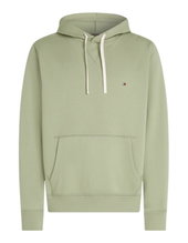 Tommy Hilfiger Kapuzenpullover Essential Seasonal Fleece-Hoodie (Baumwollmix) sagegrün Herren
