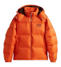 Tommy Jeans Winter-Daunenjacke Alaska Down Puffer EXT (warm, mit Kapuze) orange Herren
