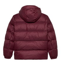Tommy Jeans Winter-Daunenjacke Essential Down Jacket EXT mit Kapuze (warm, wasserabweisend) burgunderrot Herren