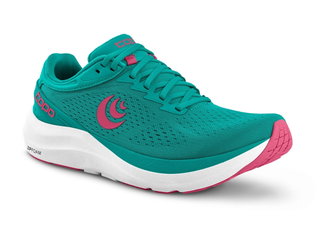 Topo Running Shoes Phantom 3 (Cushioning, Wider Toe Box) teal green/pink Women