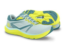 Topo Laufschuhe Magnifly 4 (Dämpfung, 0mm Sprengung) blau/lime Damen