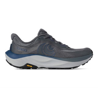 Topo Trail-Laufschuhe Ultraventure 5 (Stabilität, Langstrecke, breitere Zehenbox) grau/blau Herren