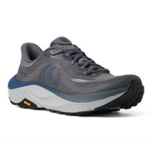 Topo Trail-Laufschuhe Ultraventure 5 (Stabilität, Langstrecke, breitere Zehenbox) grau/blau Herren
