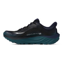 Topo Trail Running Shoes Ultraventure 5 (Stability, Long Distance, Wider Toe Box) Black/Teal Blue Men's