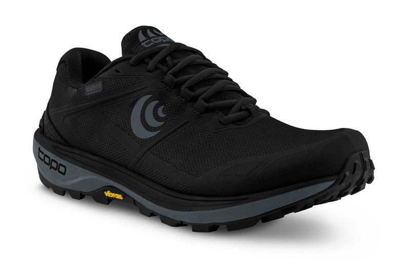 Topo Laufschuhe Terraventure 4 WP (Trail, breitere Zehenbox, wasserdicht) schwarz Herren