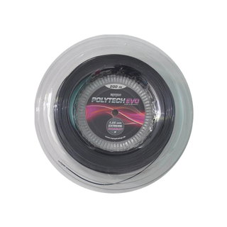 Topspin Tennis String Poly Tech Evo (Durability + Playing Comfort) black 200m reel