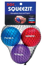 Tourna Squeeze It (for hand and finger training) 3 pack