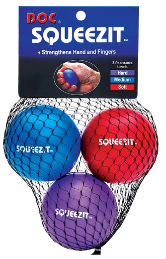 Tourna Squeeze It (for hand and finger training) 3 pack