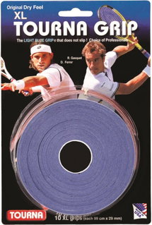 Tourna Overgrip Grip XL 0.45mm blau 10er Rolle