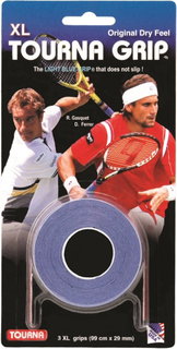 Tourna Overgrip Grip XL 0.45mm blau 3er