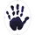 Tourna Logoschablone Tennis - Motiv Hand