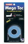 Tourna Overgrip Mega Tac (extreme Griffigkeit, haltbar, breit) blau 3er